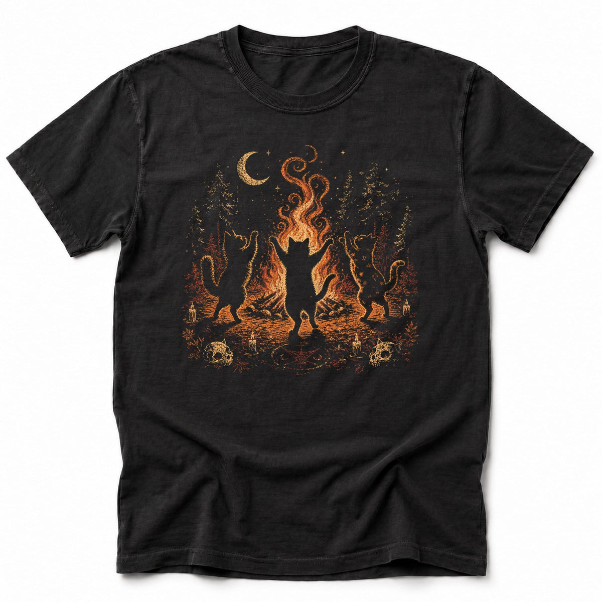 Bonfire Waltz T-Shirt Black / S 10336474919629851076 T-Shirt