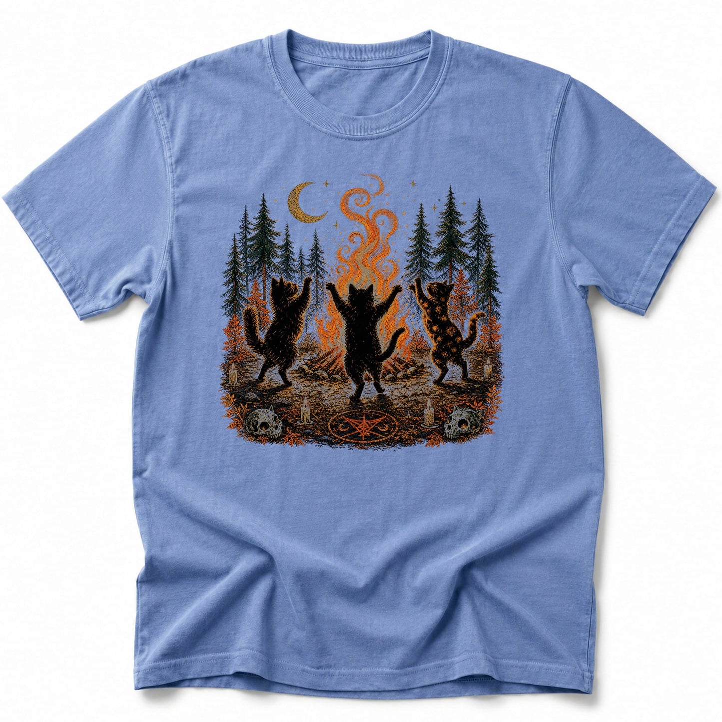 Bonfire Waltz T-Shirt Blue Jean / S 29318276266535139229 T-Shirt