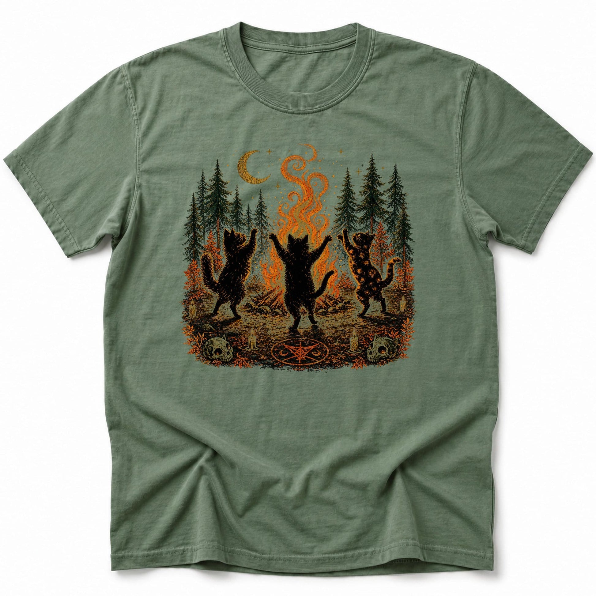 Bonfire Waltz T-Shirt Moss / S 33332009716028382254 T-Shirt