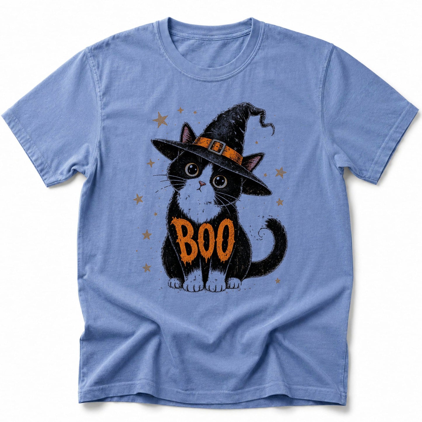 Boo Cat T-Shirt Blue Jean / S 15749923813307031652 T-Shirt