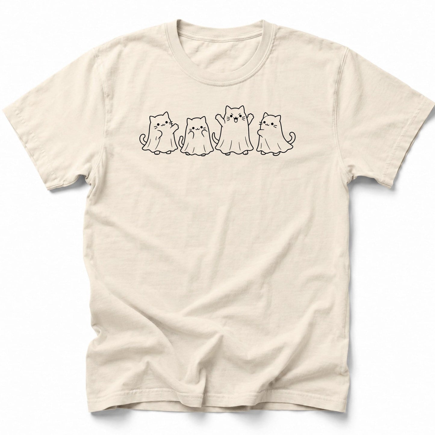 Boo Cats T-Shirt Ivory / S 28754586442764262810 T-Shirt