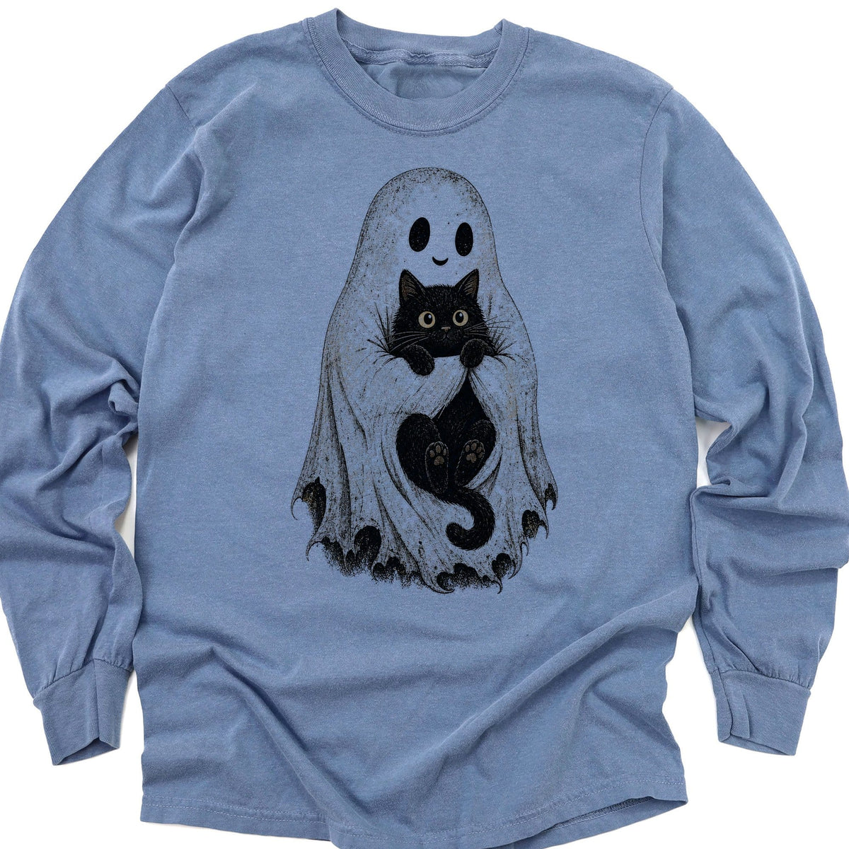 Boo Friends Long Sleeve Blue Jean / M 18064694534522955366 Long-sleeve