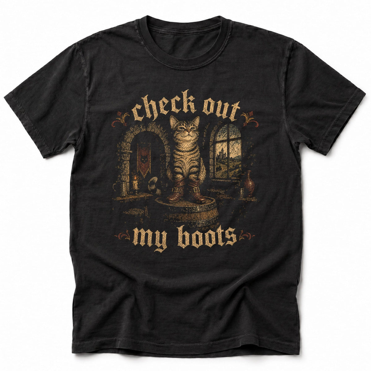 Booted Chairmate T-Shirt Black / S 14065233979008037826 T-Shirt