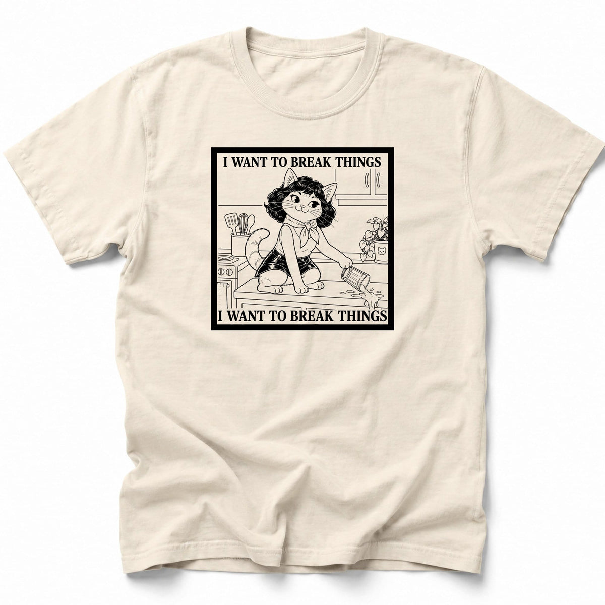 Break Things T-Shirt Ivory / S 30177607561345229118 T-Shirt