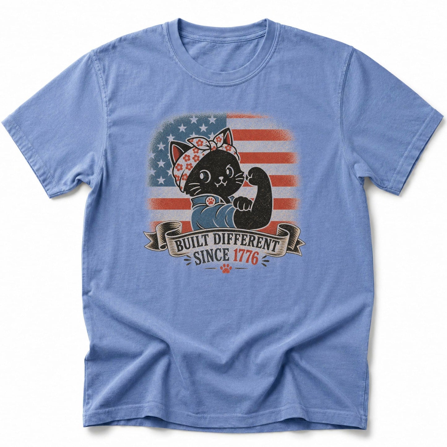 Built Different 1776 T-Shirt Blue Jean / S 31803598901815116901 T-Shirt