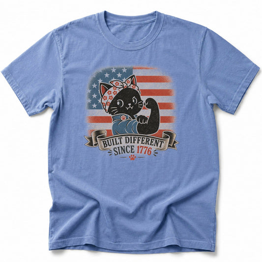 Built Different 1776 T-Shirt Blue Jean / S 31803598901815116901 T-Shirt