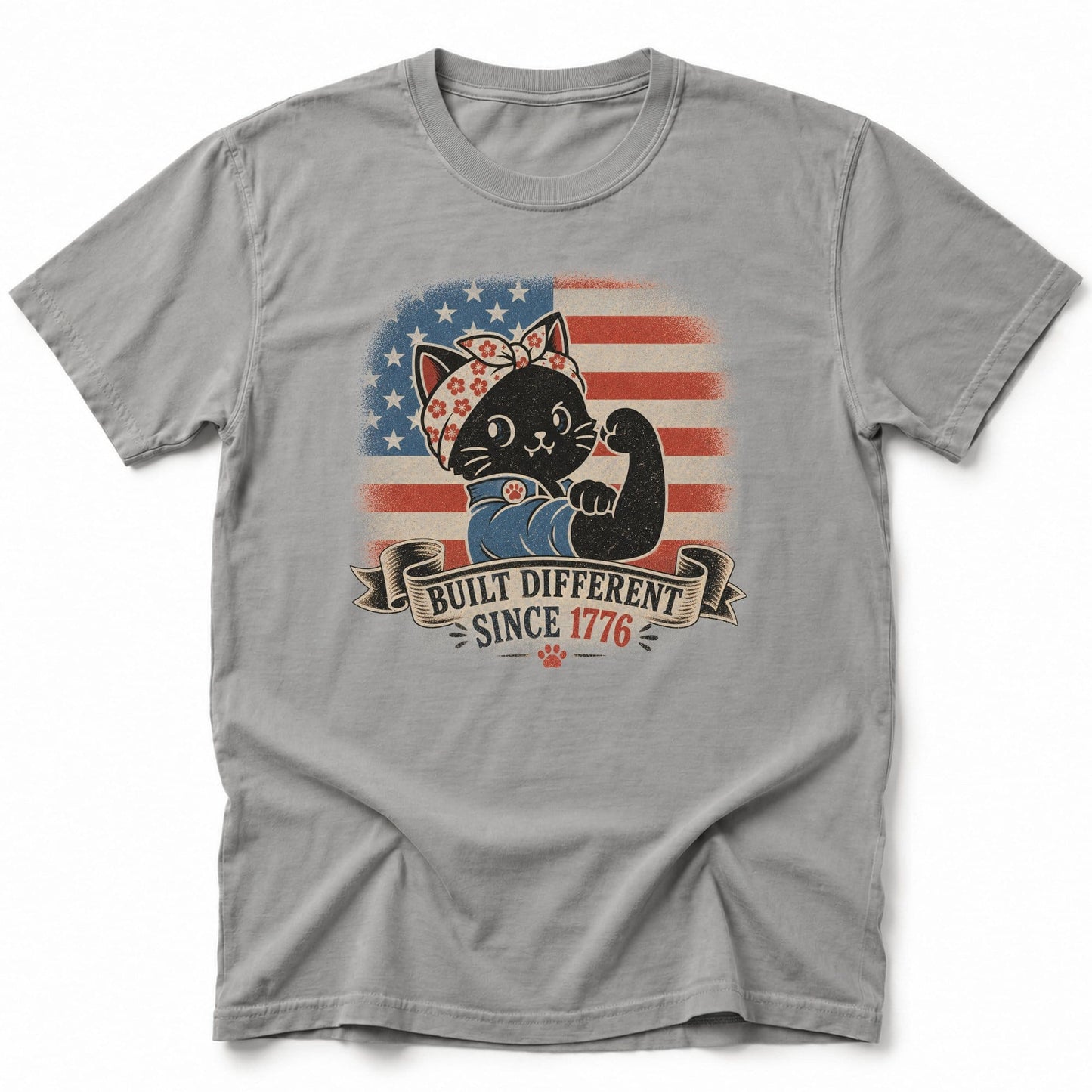 Built Different 1776 T-Shirt Grey / S 11691421497388348864 T-Shirt