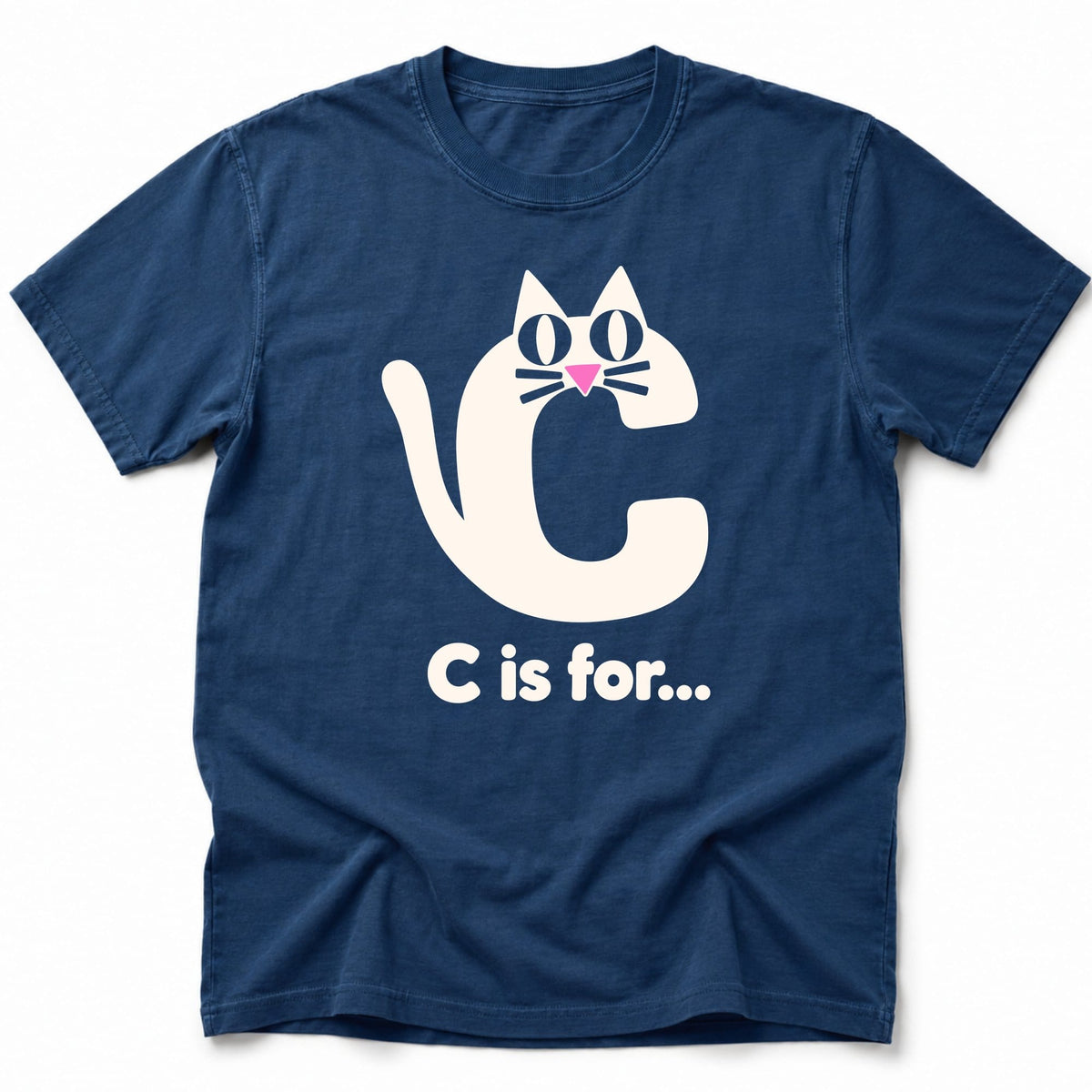C is For T-Shirt Navy / S 14060742655198134179 T-Shirt