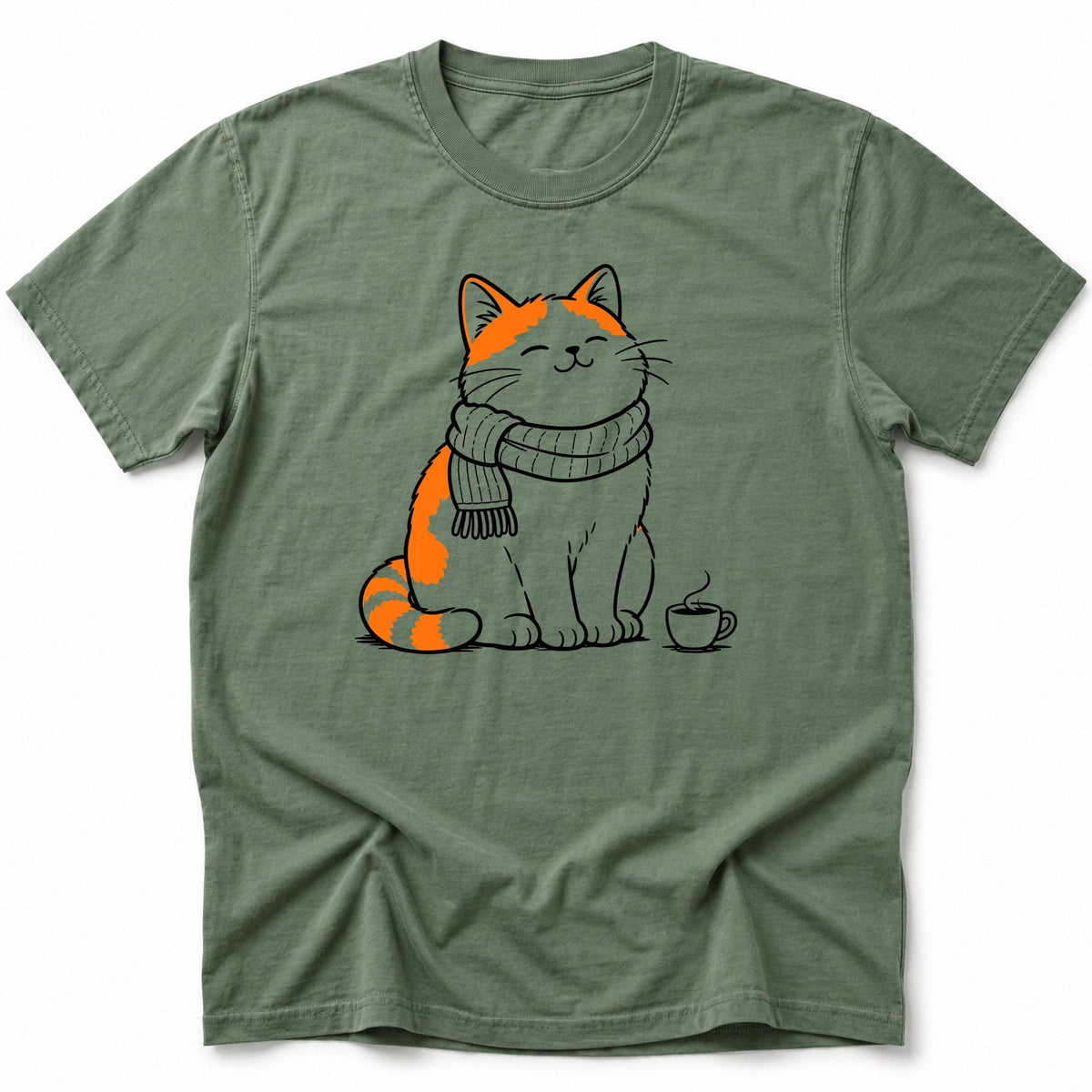 Cafe Cuddle T-Shirt Moss / S 23787754950482257128 T-Shirt