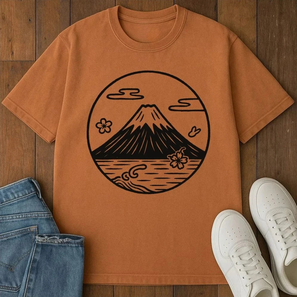 Calm Fuji T-Shirt Yam / S 11552678719930000854 T-Shirt