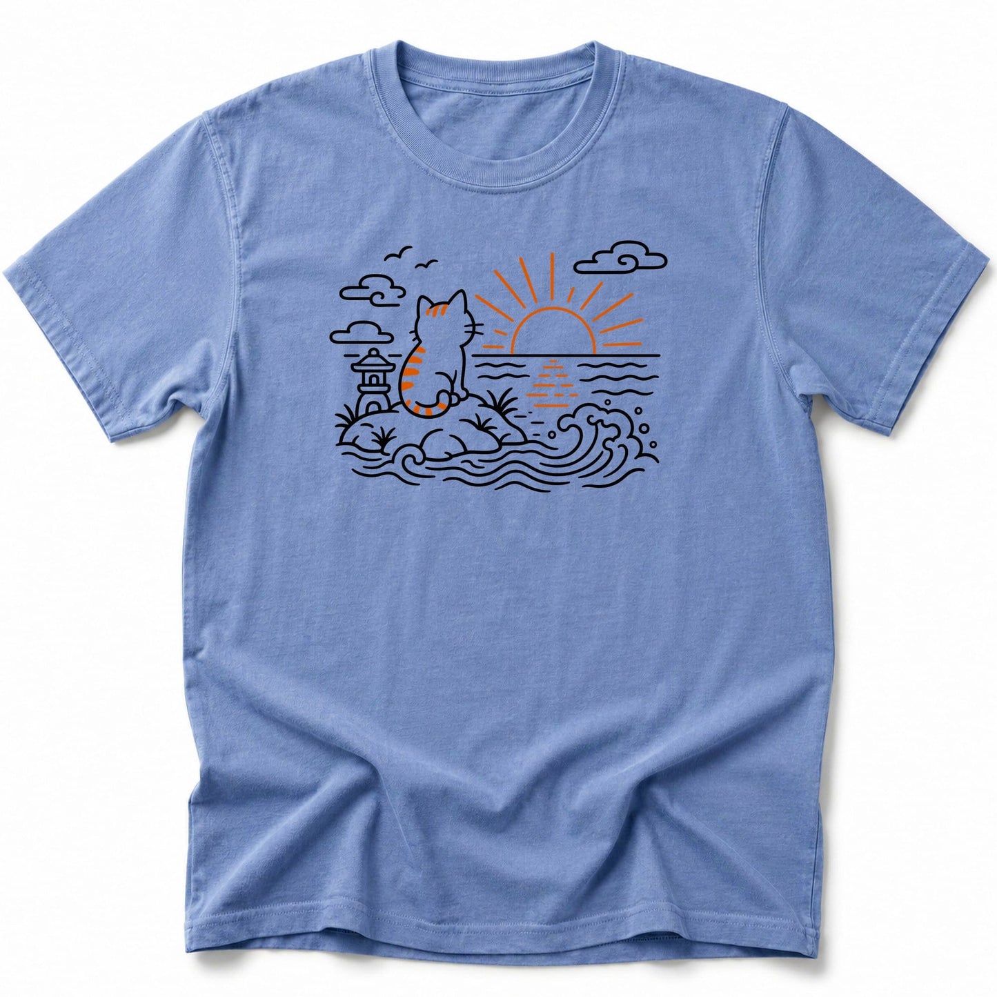 Calm Nya T-Shirt Blue Jean / S 33293977688395983032 T-Shirt