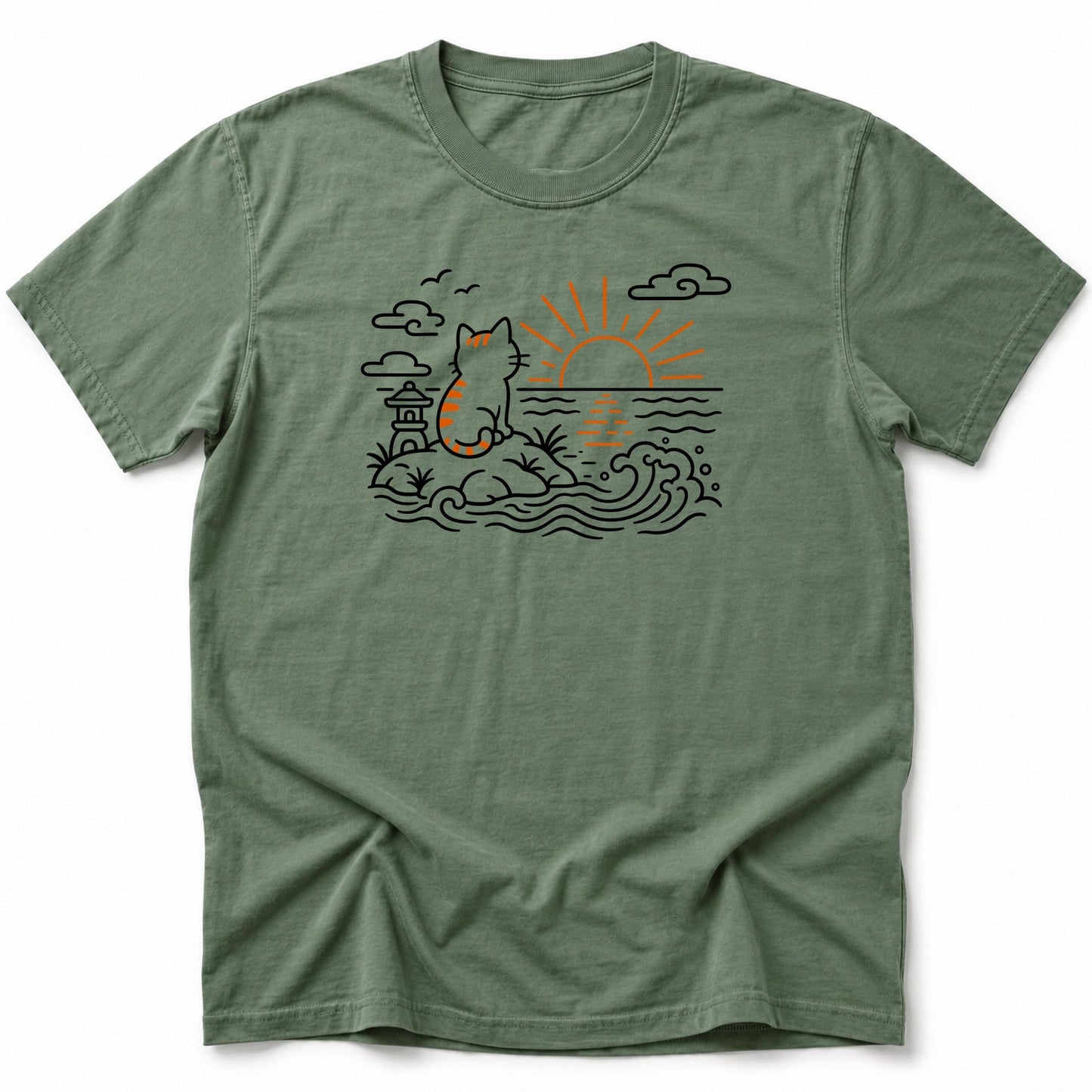 Calm Nya T-Shirt Moss / S 30101499545902638180 T-Shirt