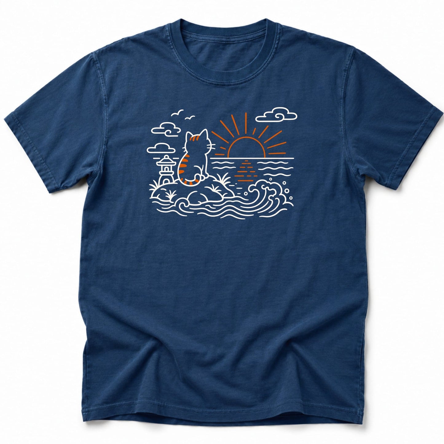 Calm Nya T-Shirt Navy / S 15896623057829065465 T-Shirt