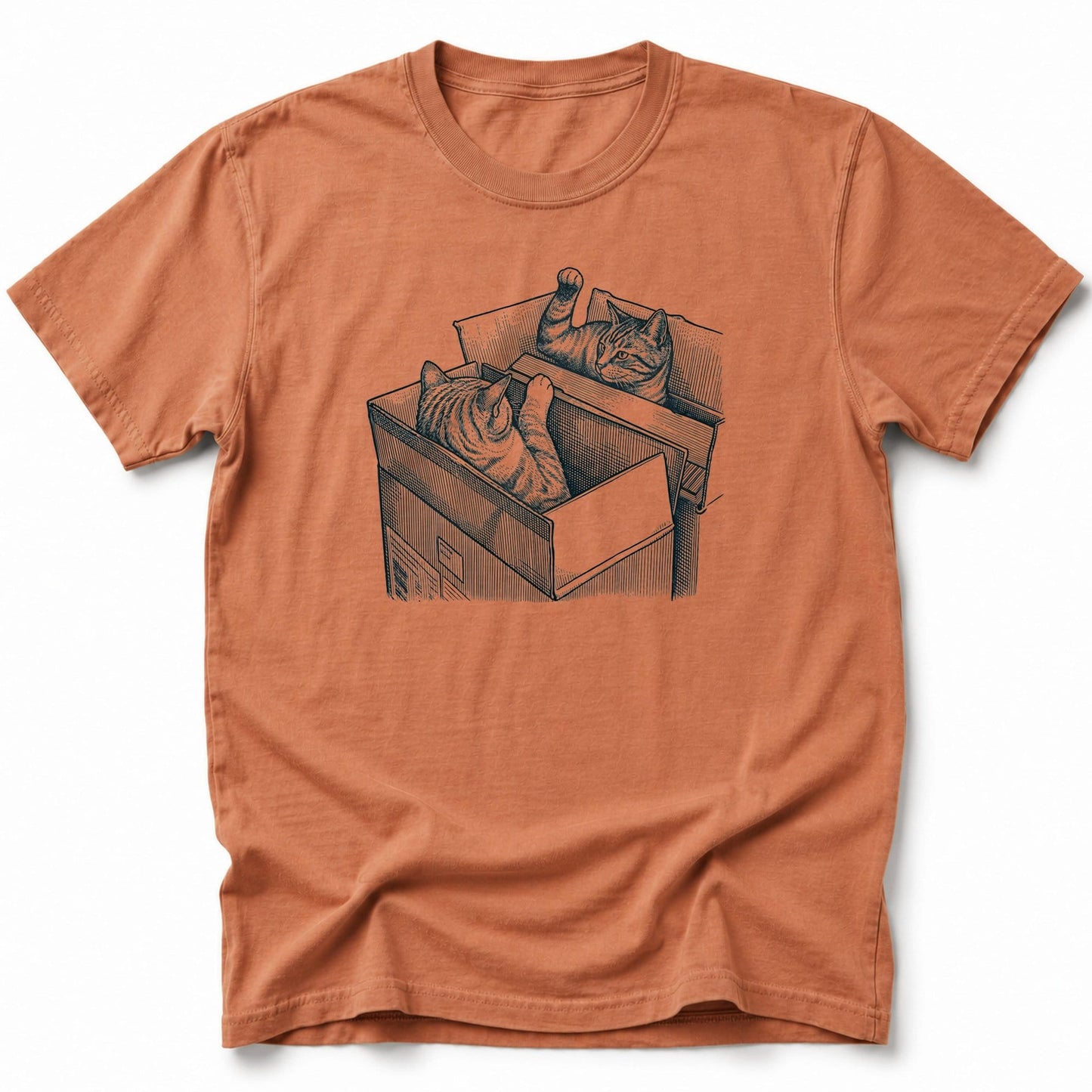 Cat Box Battle T-Shirt Yam / S 32169245703234811995 T-Shirt
