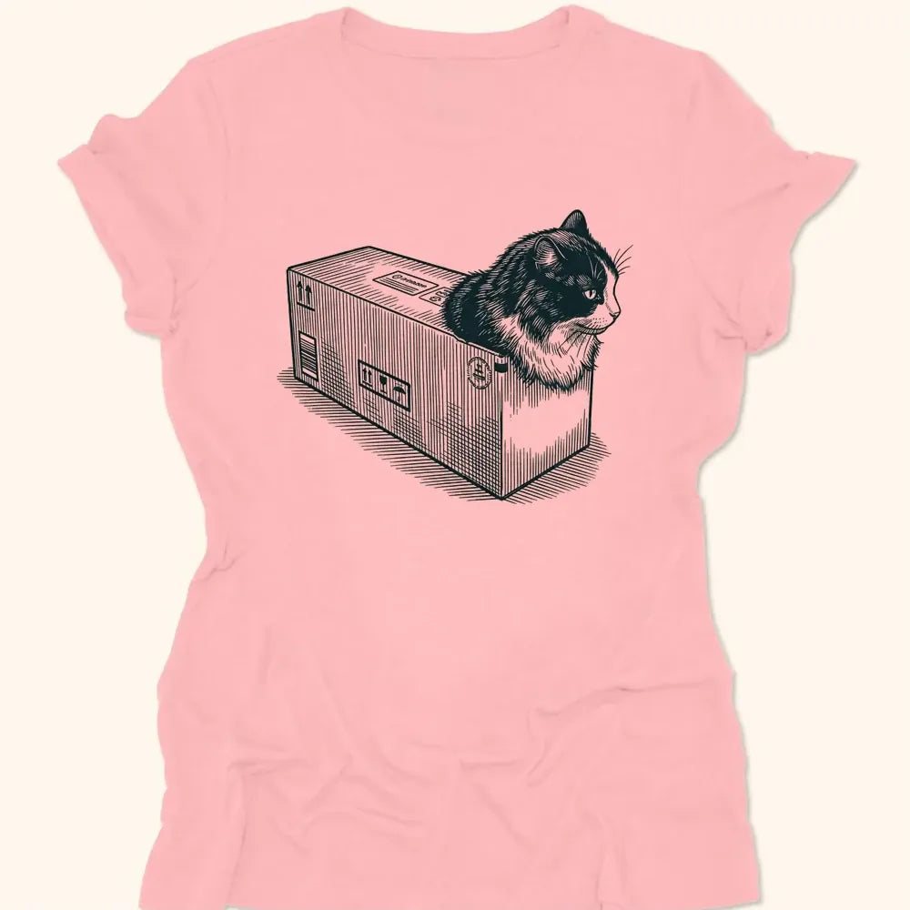 Cat Box Loaf Womens Tee Pink / S 23099538589486242483 T-Shirt
