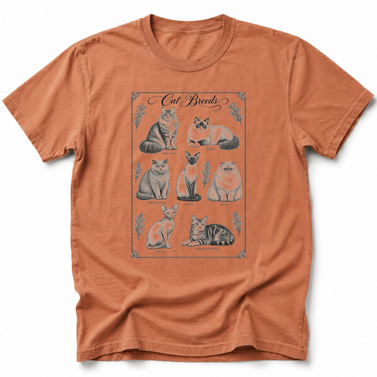 Cat Breeds T-Shirt Yam / S 13131524951694746578 T-Shirt