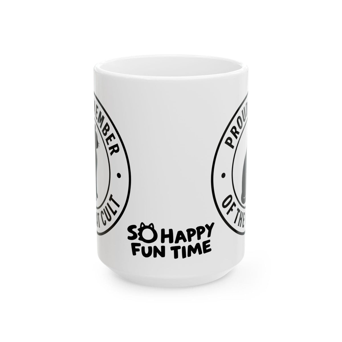 Cat Cult White Mug (15oz) 15oz 21196851364035428594 Mug