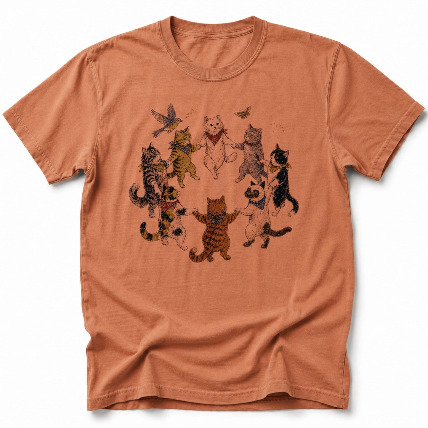 Cat Dance Ritual T-Shirt Yam / S 30984341201688885134 T-Shirt