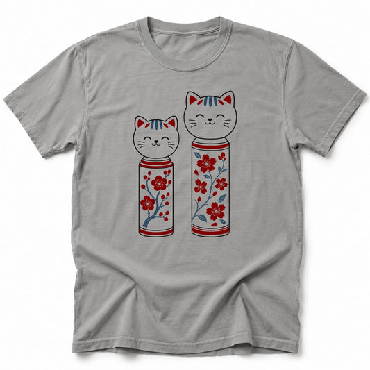 Cat Doll T-Shirt Grey / S 29885574531928191985 T-Shirt