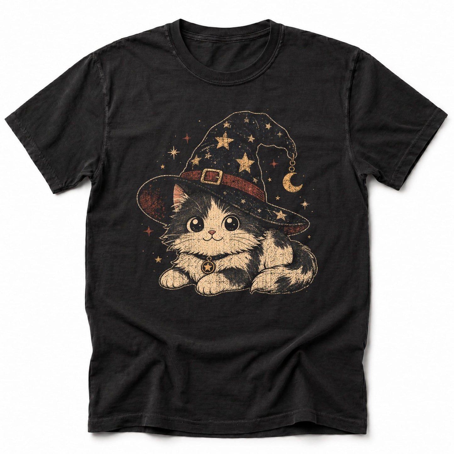 Cat Familiar T-Shirt Black / S 24362486994929953259 T-Shirt