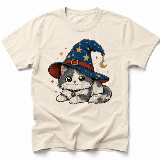 Cat Familiar T-Shirt Ivory / S 18892749450281745553 T-Shirt