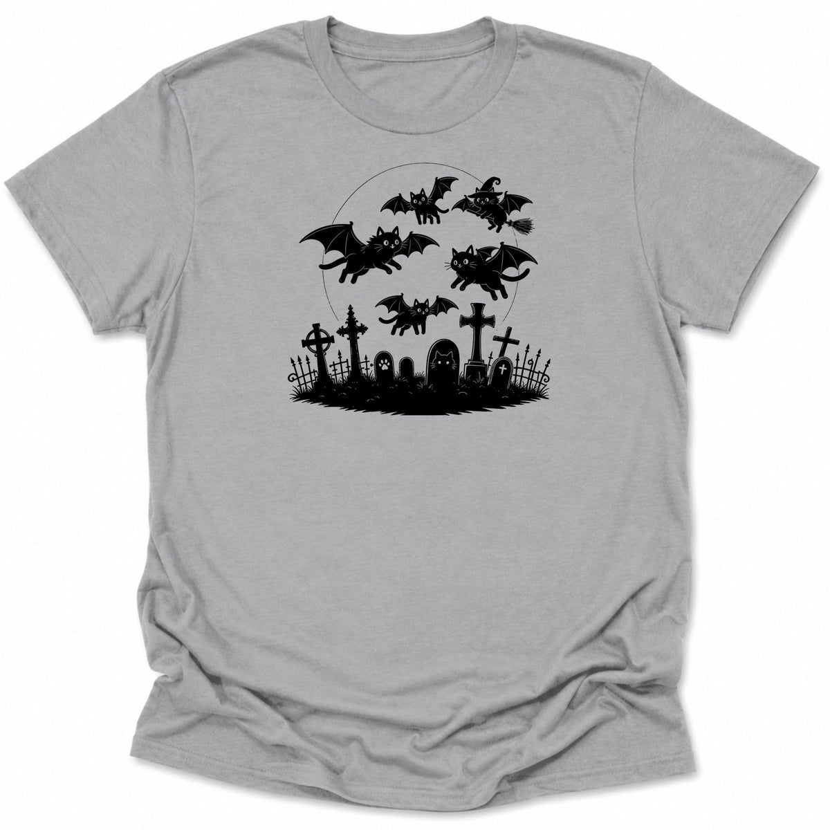 Cat Flight Everyday Softstyle Tee Sport Grey / S 13561731046611761634 T-Shirt