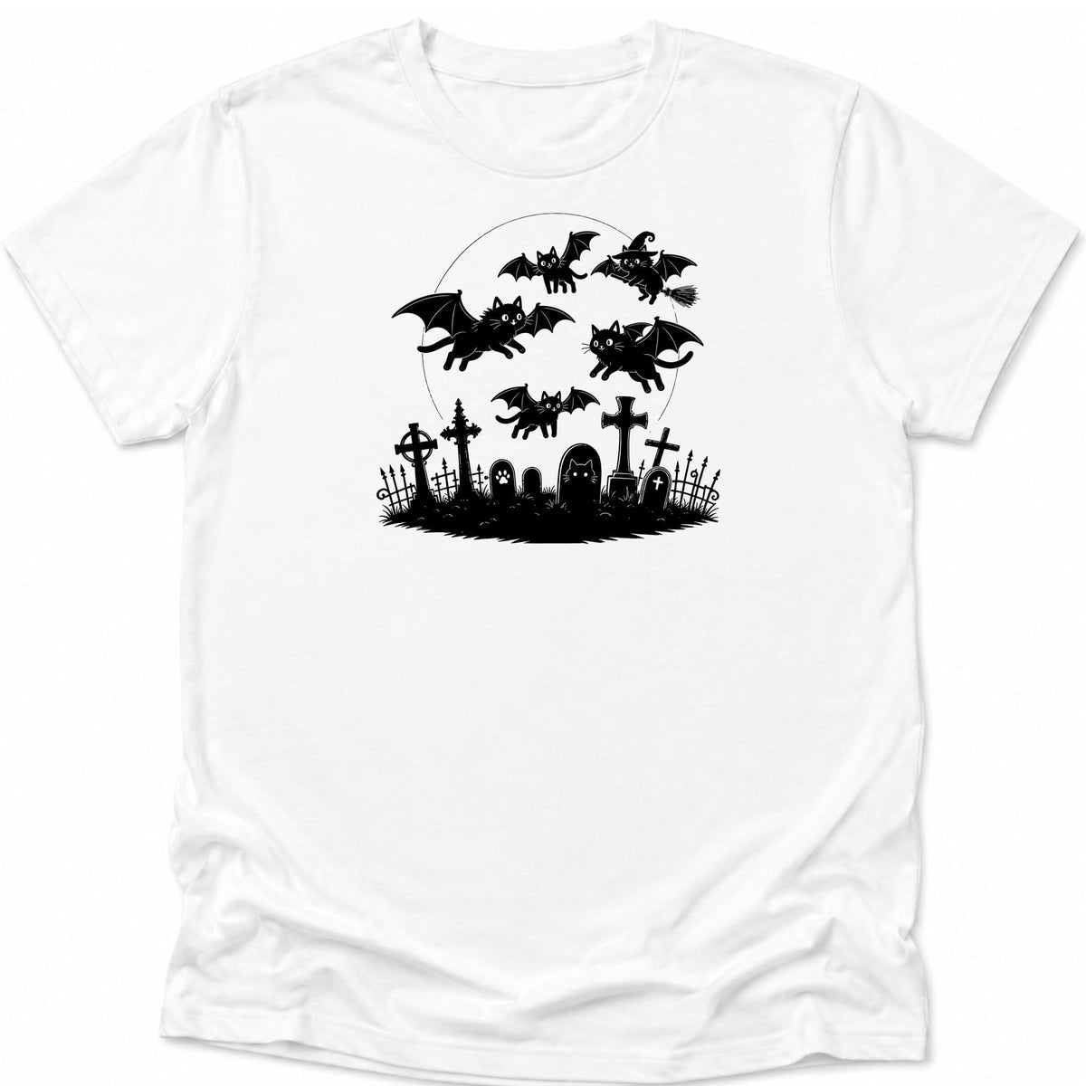 Cat Flight Everyday Softstyle Tee White / S 21167264745319057510 T-Shirt