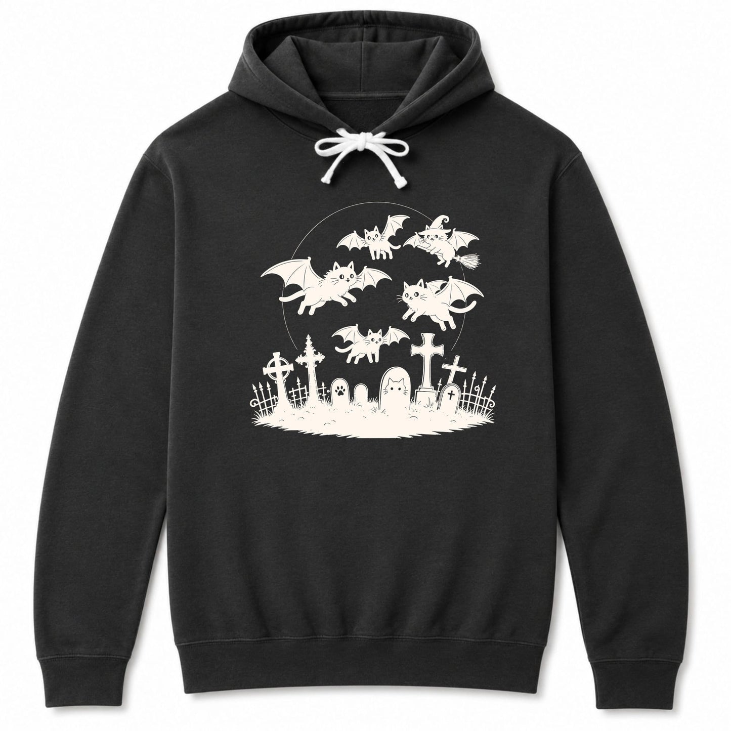 Cat Flight Hoodie S / Black 94412505252680604246 Hoodie