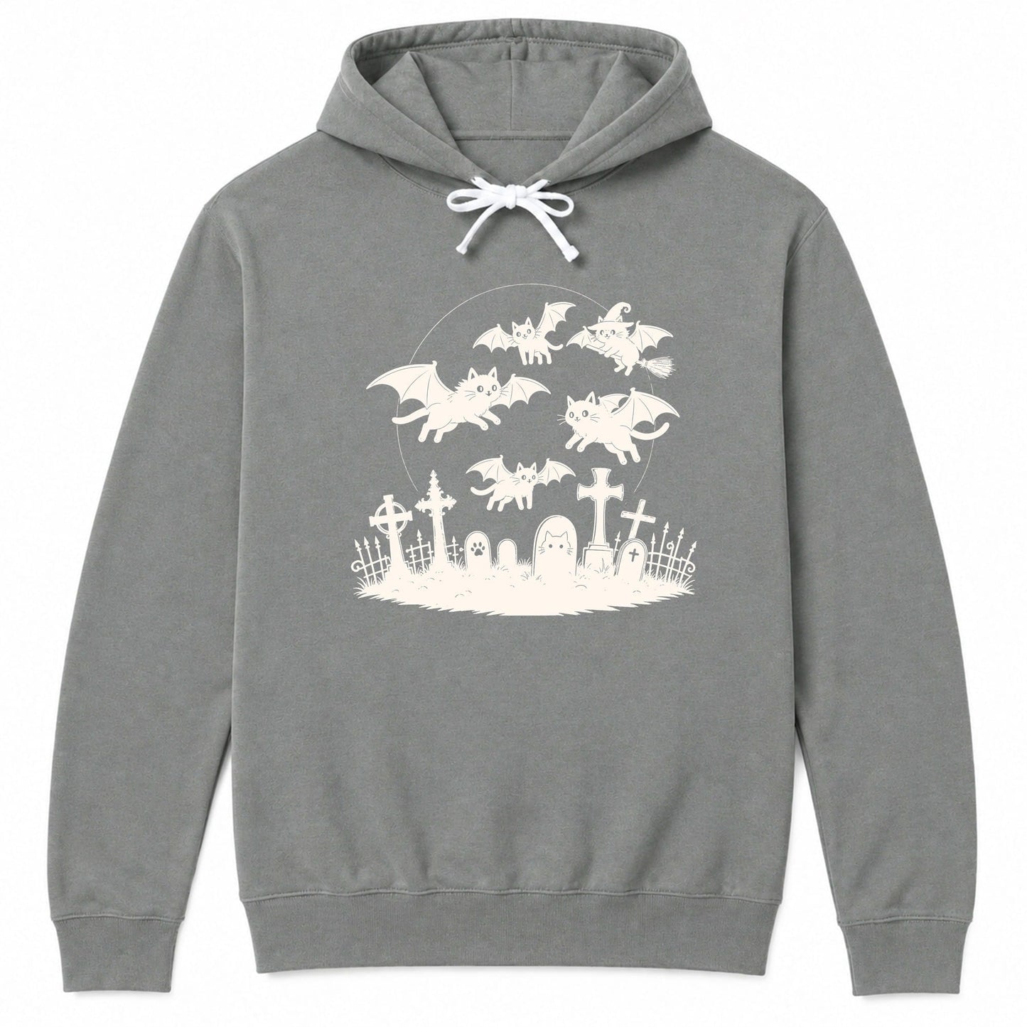 Cat Flight Hoodie S / Grey 24796965614436961603 Hoodie