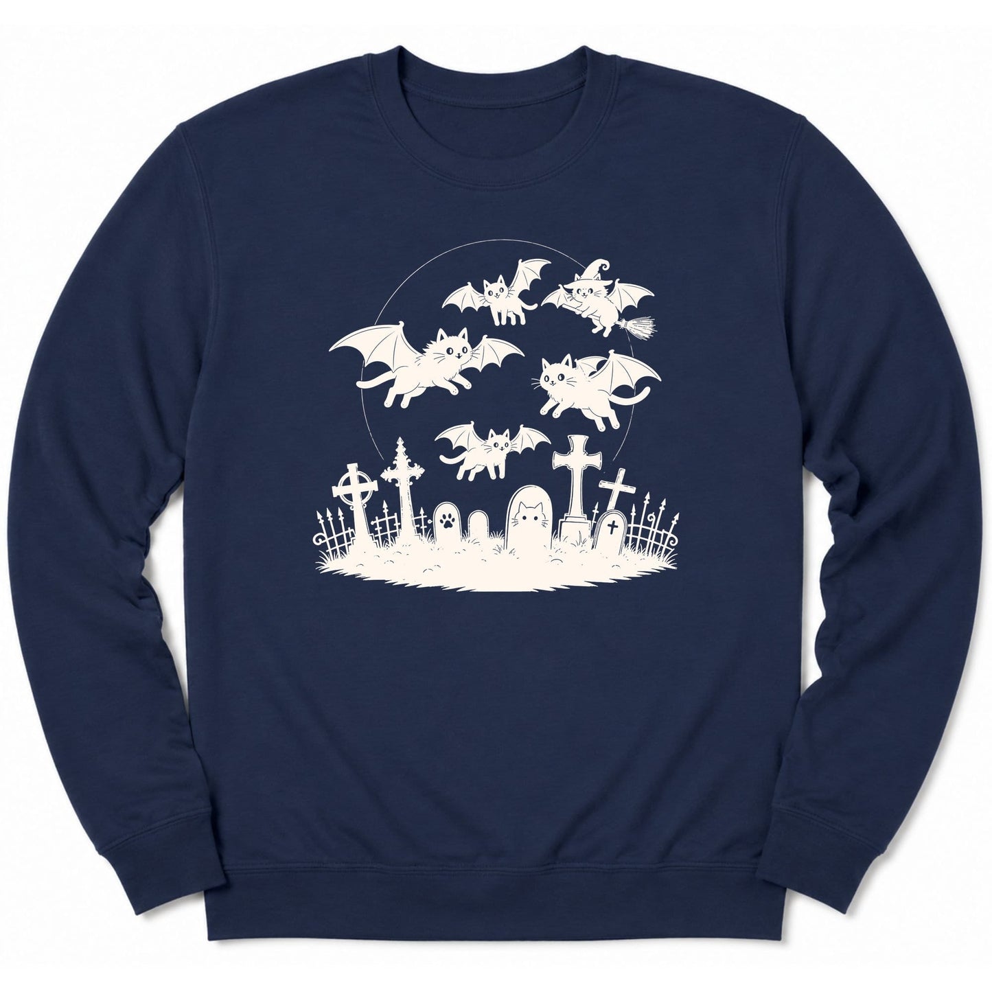 Cat Flight Sweatshirt S / Navy 31321894521696977865 Sweatshirt