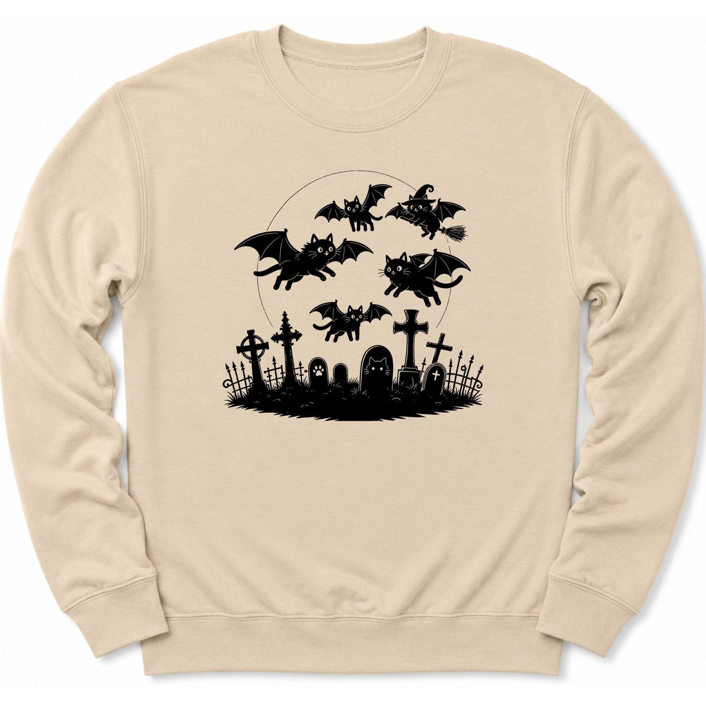 Cat Flight Sweatshirt S / Sand 33378860659478433220 Sweatshirt
