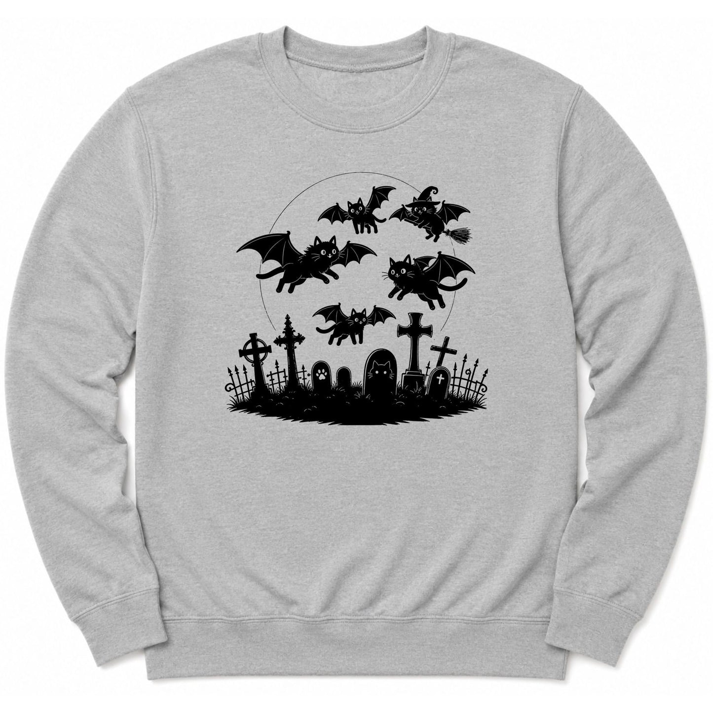 Cat Flight Sweatshirt S / Sport Grey 89587661517514864908 Sweatshirt