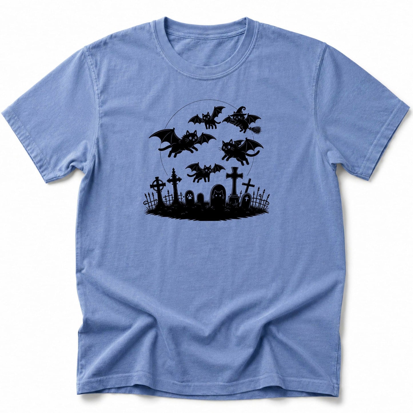 Cat Flight T-Shirt Blue Jean / S 19937002187427856946 T-Shirt