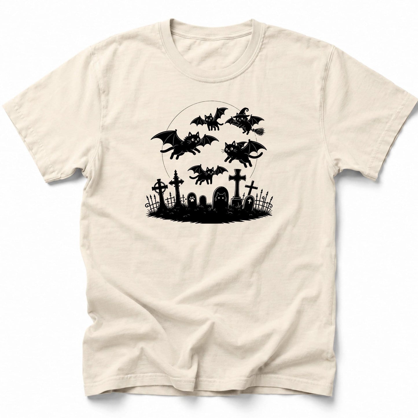 Cat Flight T-Shirt Ivory / S 76184826779345461048 T-Shirt