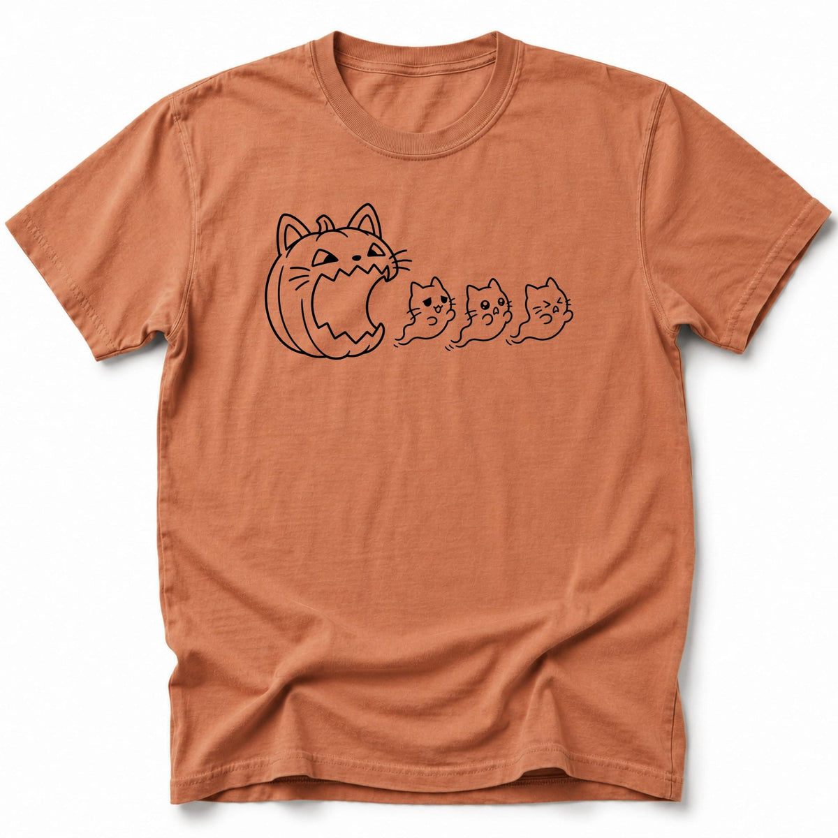 Cat Ghost Run T-Shirt Yam / S 53371191456480298688 T-Shirt
