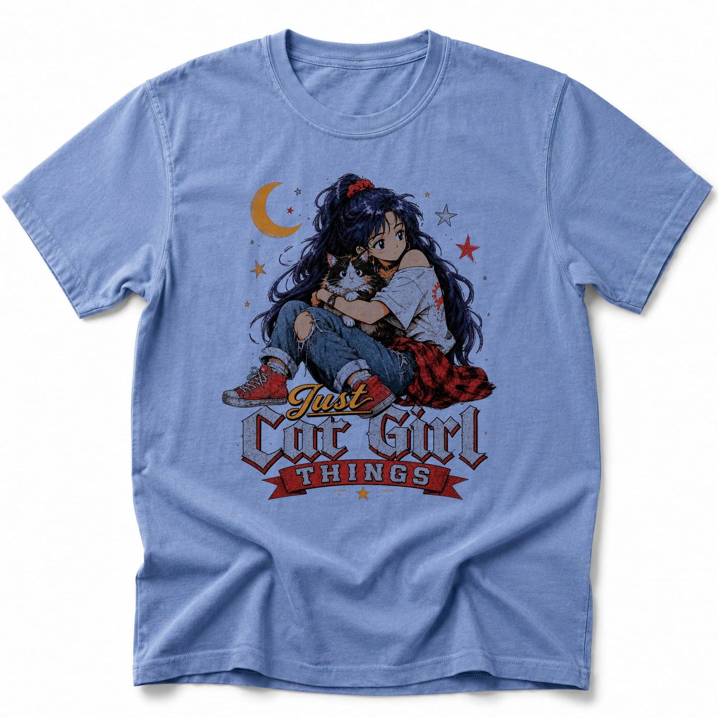 Cat Girl Things T-Shirt Blue Jean / S 10115806071421442915 T-Shirt