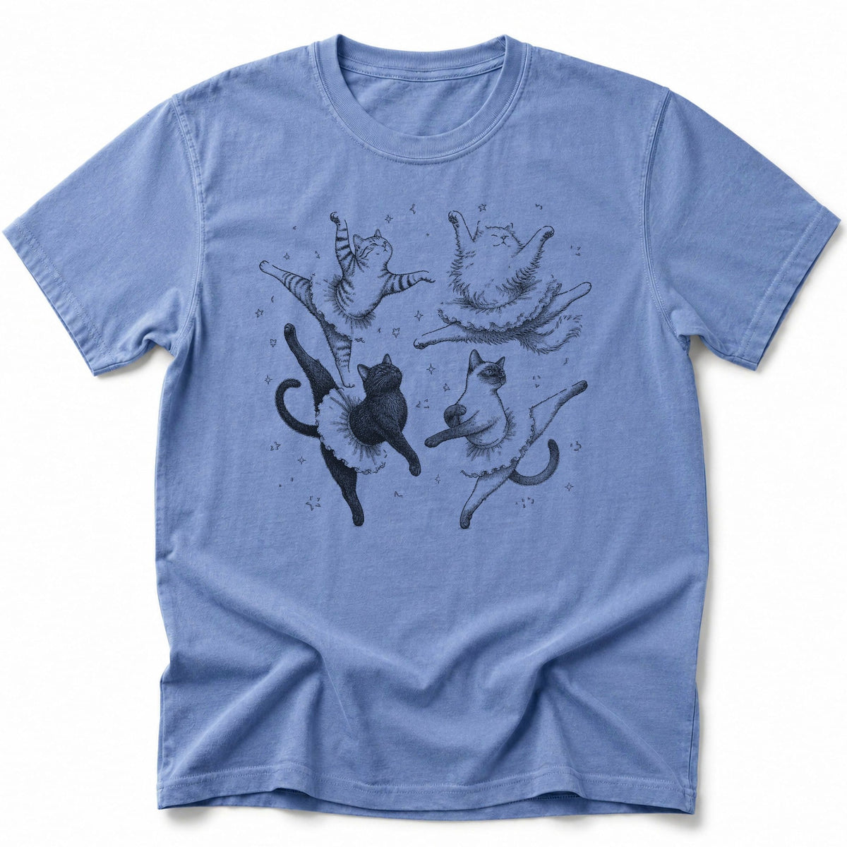 Cat Grace T-Shirt Blue Jean / S 96679746195682961458 T-Shirt
