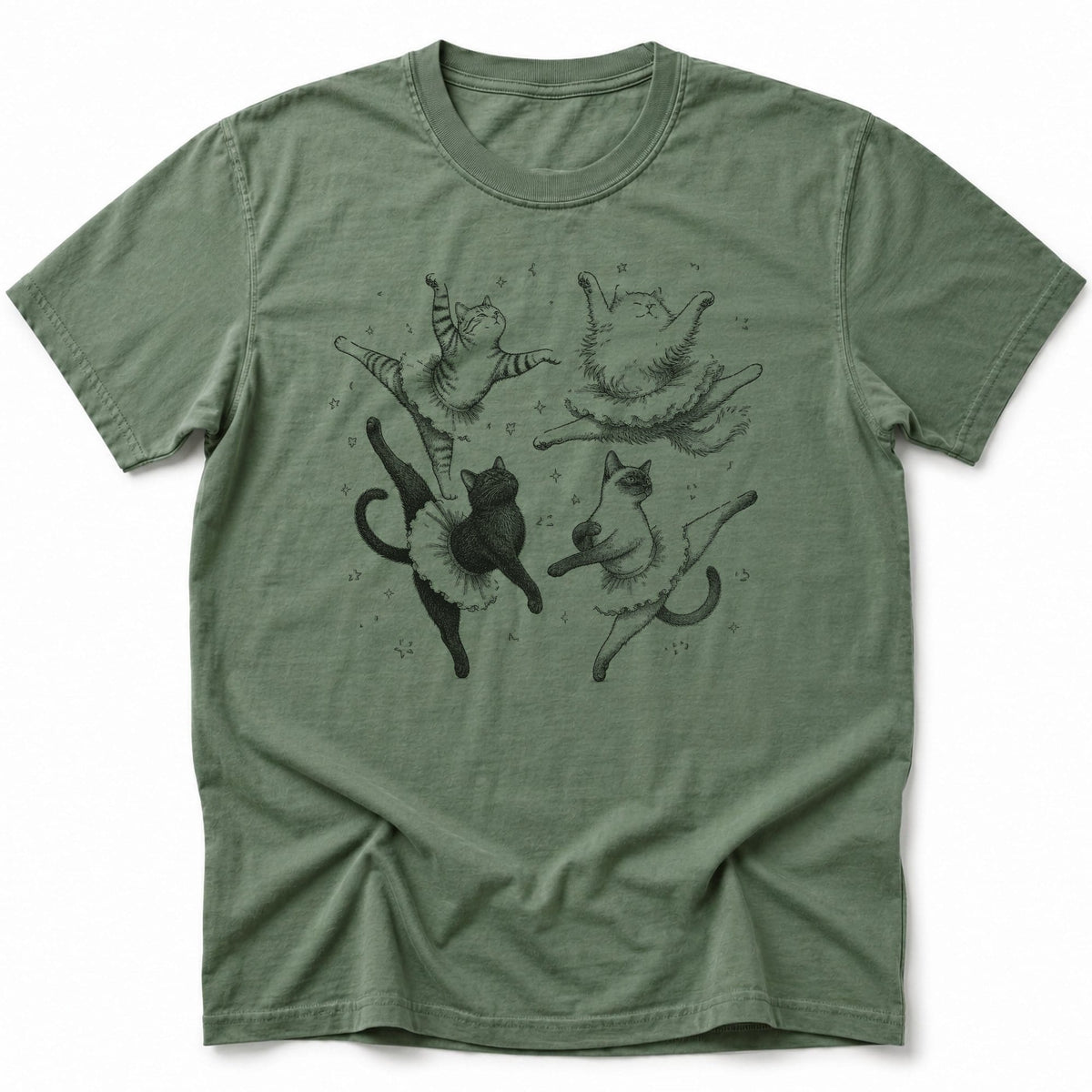 Cat Grace T-Shirt Moss / S 32604541492696295131 T-Shirt