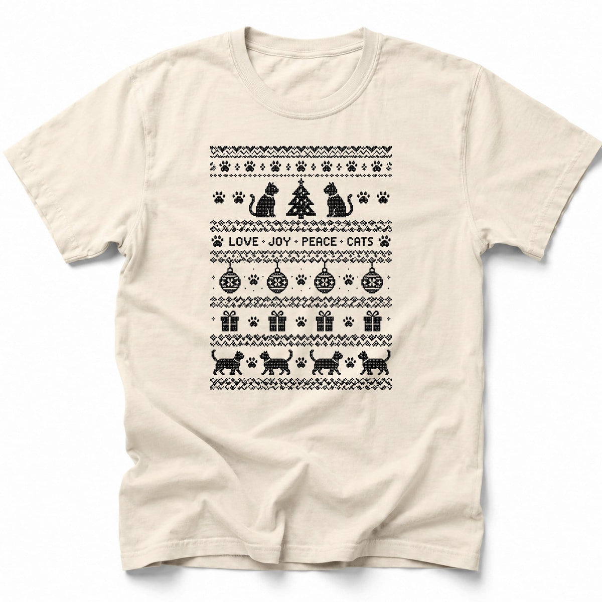 Cat Knit T-Shirt Ivory / S 25853950240807478881 T-Shirt