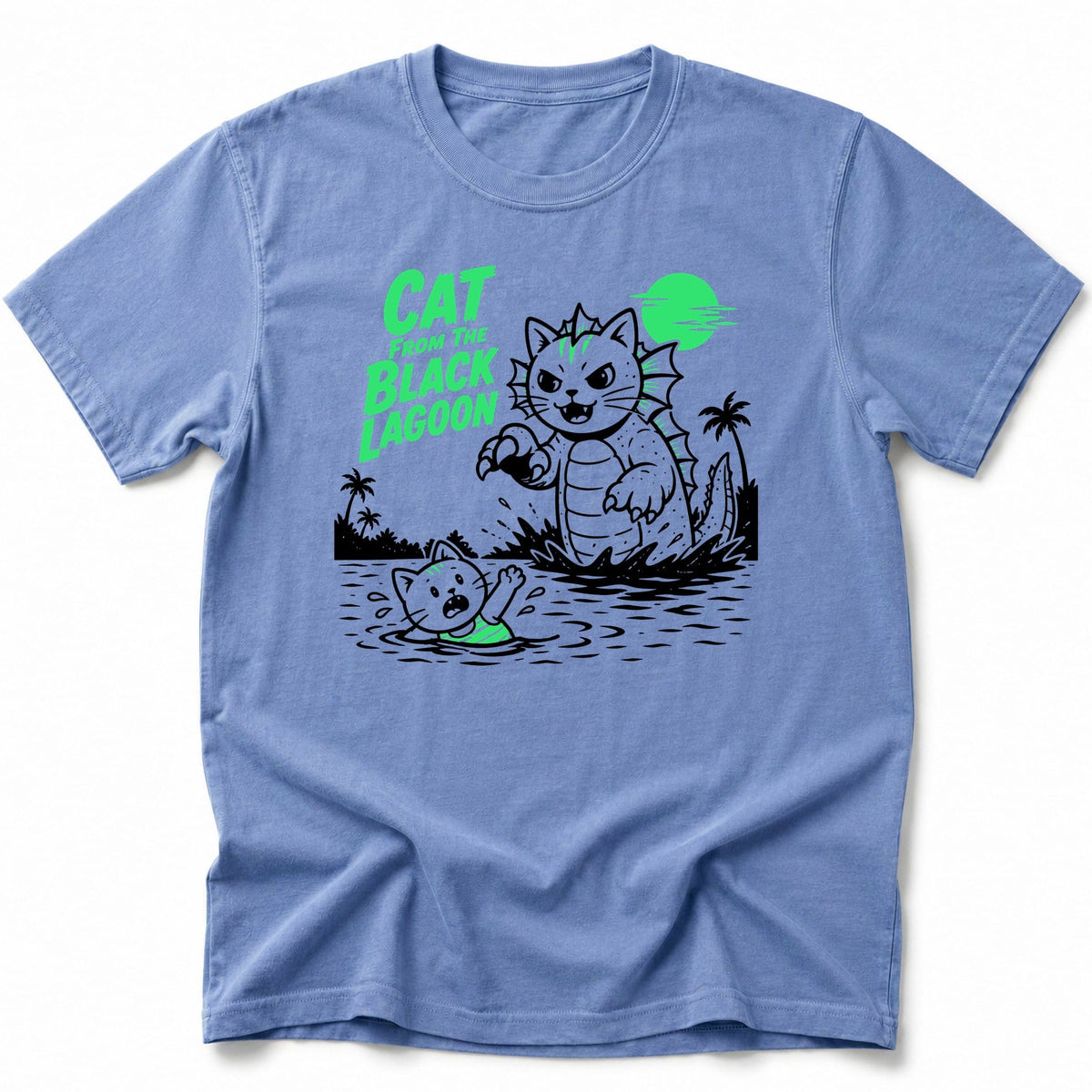 Cat Lagoon T-Shirt Blue Jean / S 42076476179418493234 T-Shirt