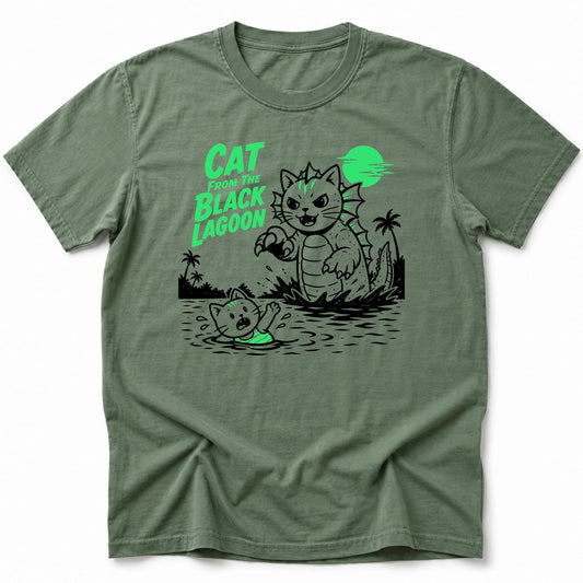 Cat Lagoon T-Shirt Moss / S 27096555687583217088 T-Shirt