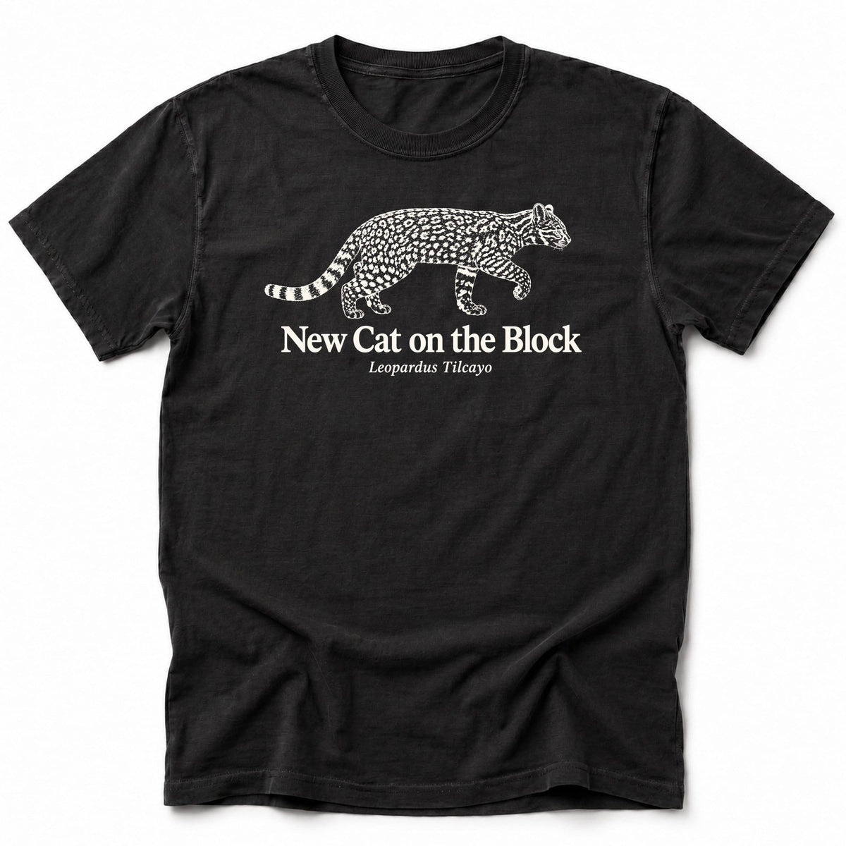 Cat on the Block T-Shirt Black / S 32051270431648233052 T-Shirt