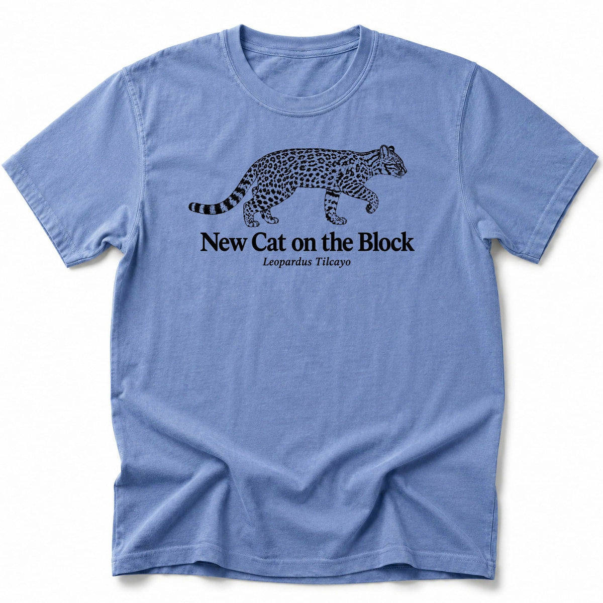 Cat on the Block T-Shirt Blue Jean / S 26668407971710610130 T-Shirt