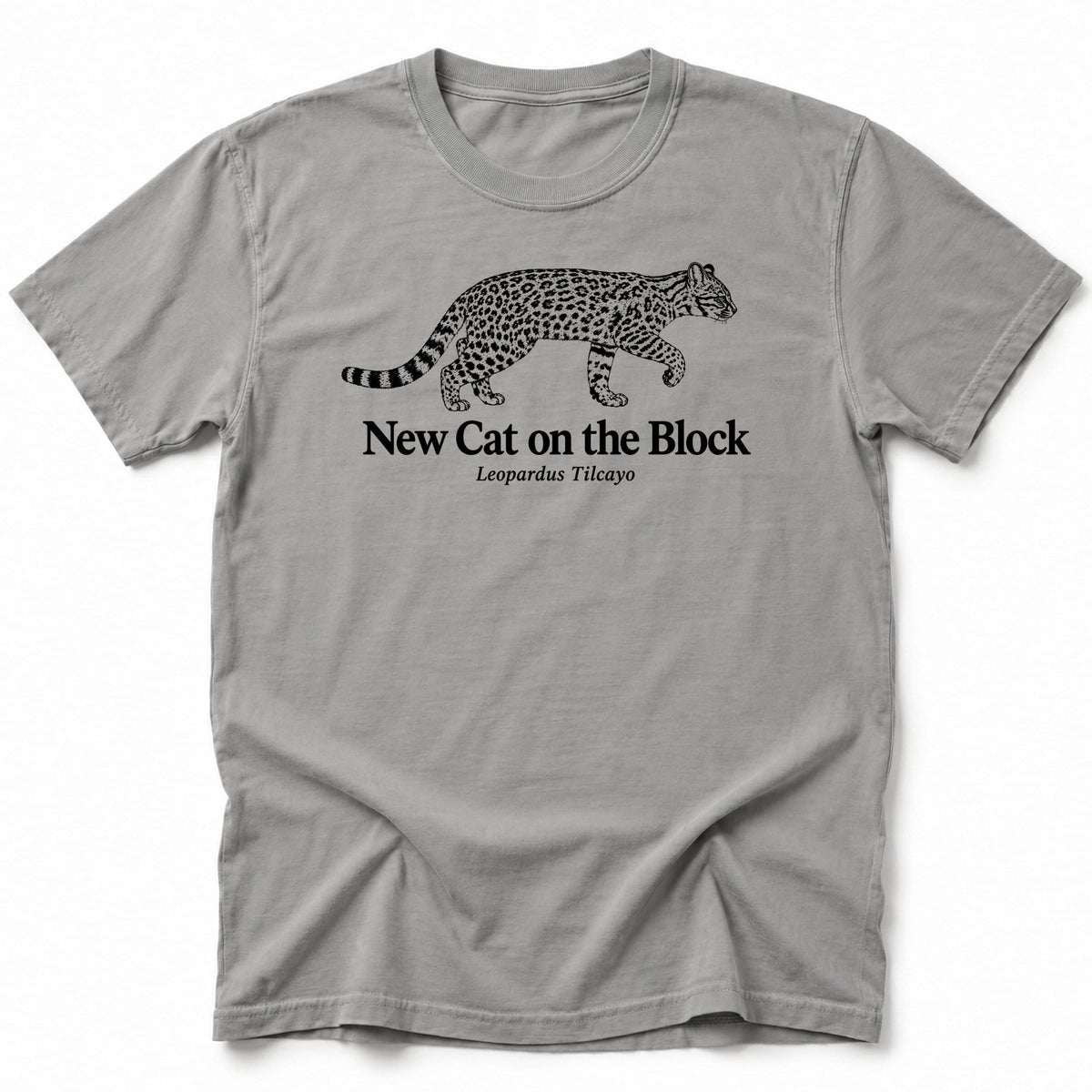 Cat on the Block T-Shirt Grey / S 11624072589072716528 T-Shirt