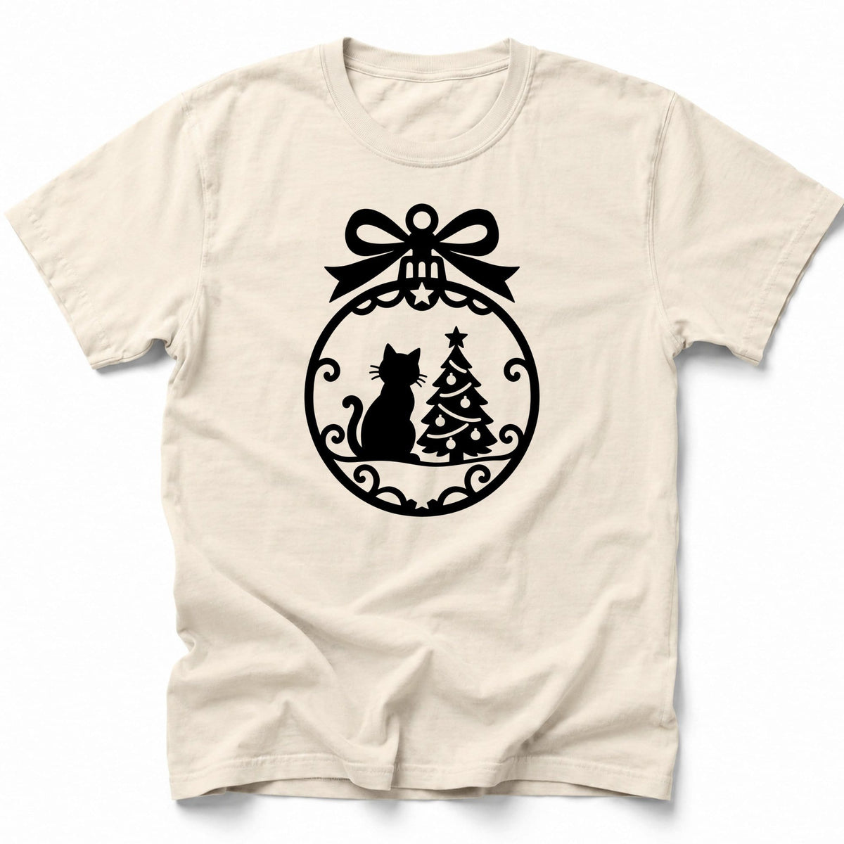 Cat Ornament T-Shirt Ivory / S 13726172532235355340 T-Shirt