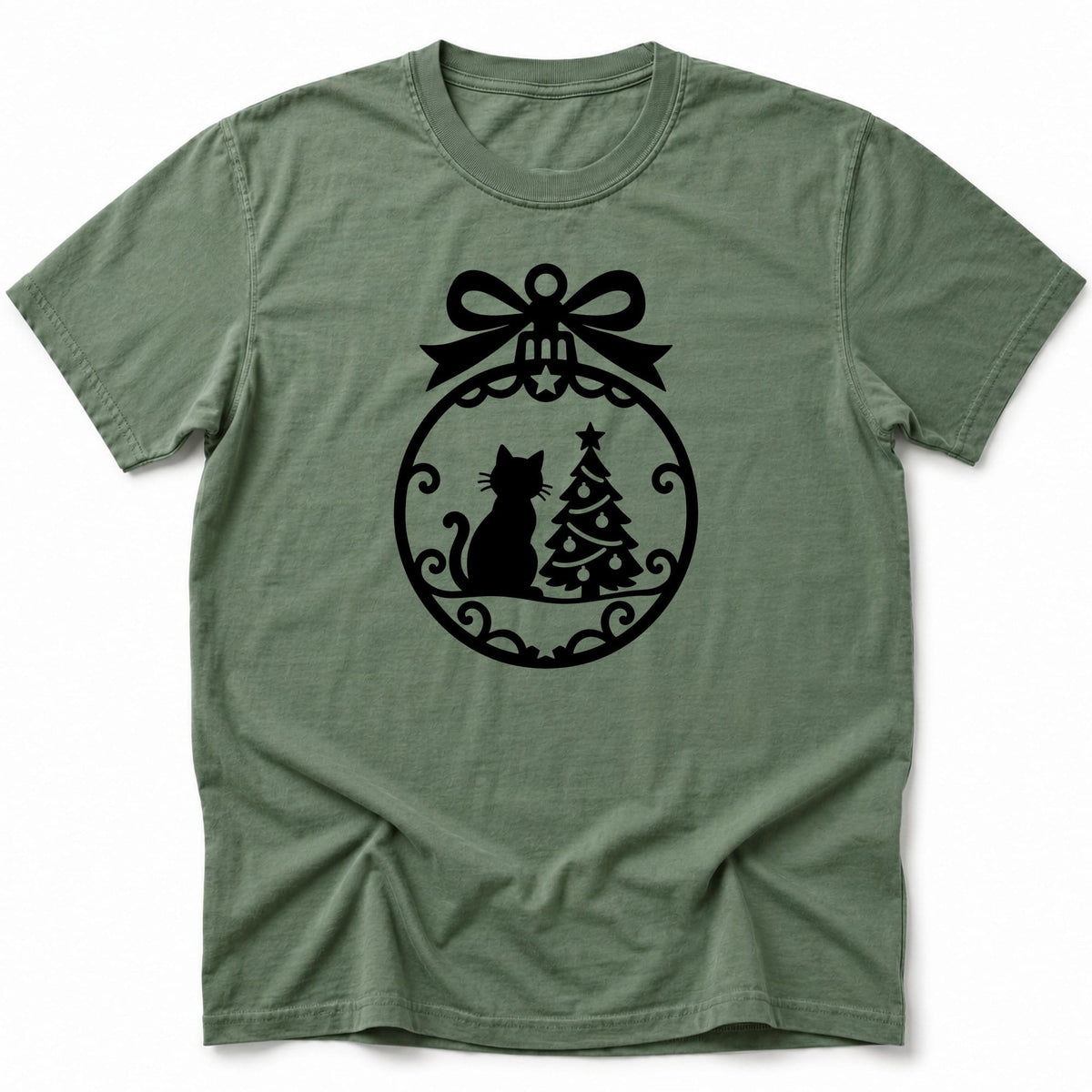 Cat Ornament T-Shirt Moss / S 29226602441873732456 T-Shirt