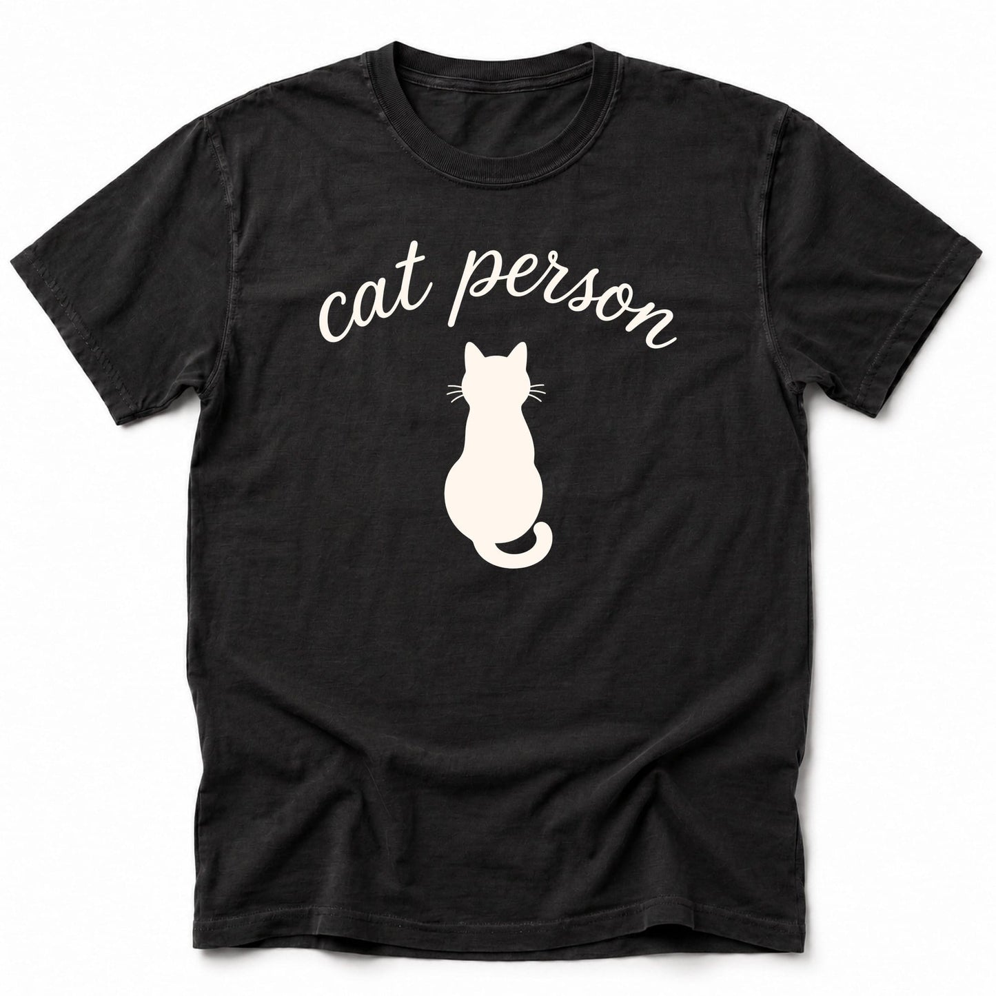 Cat Person T-Shirt Black / S 65571124645317022584 T-Shirt
