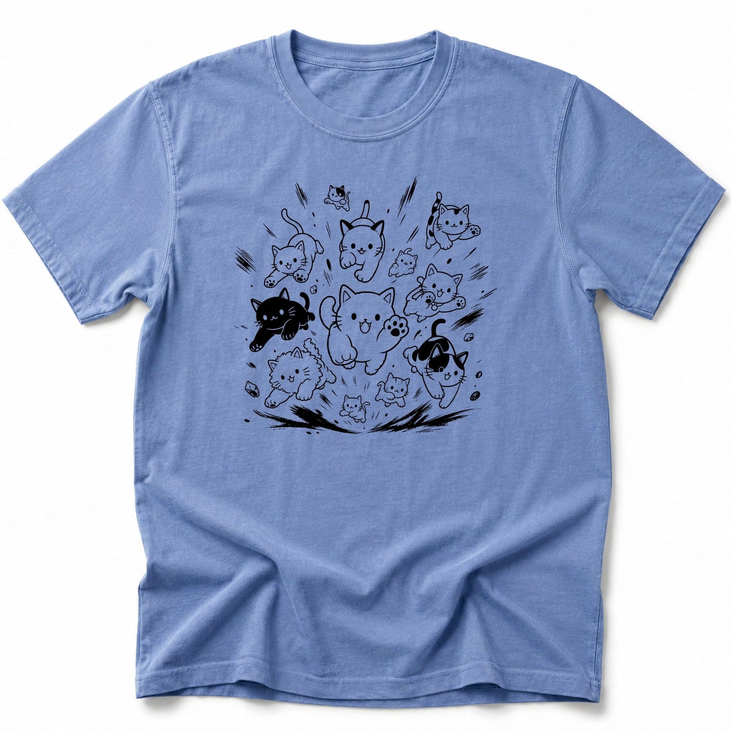 Cat Rush T-Shirt Blue Jean / S 26566338135317302263 T-Shirt