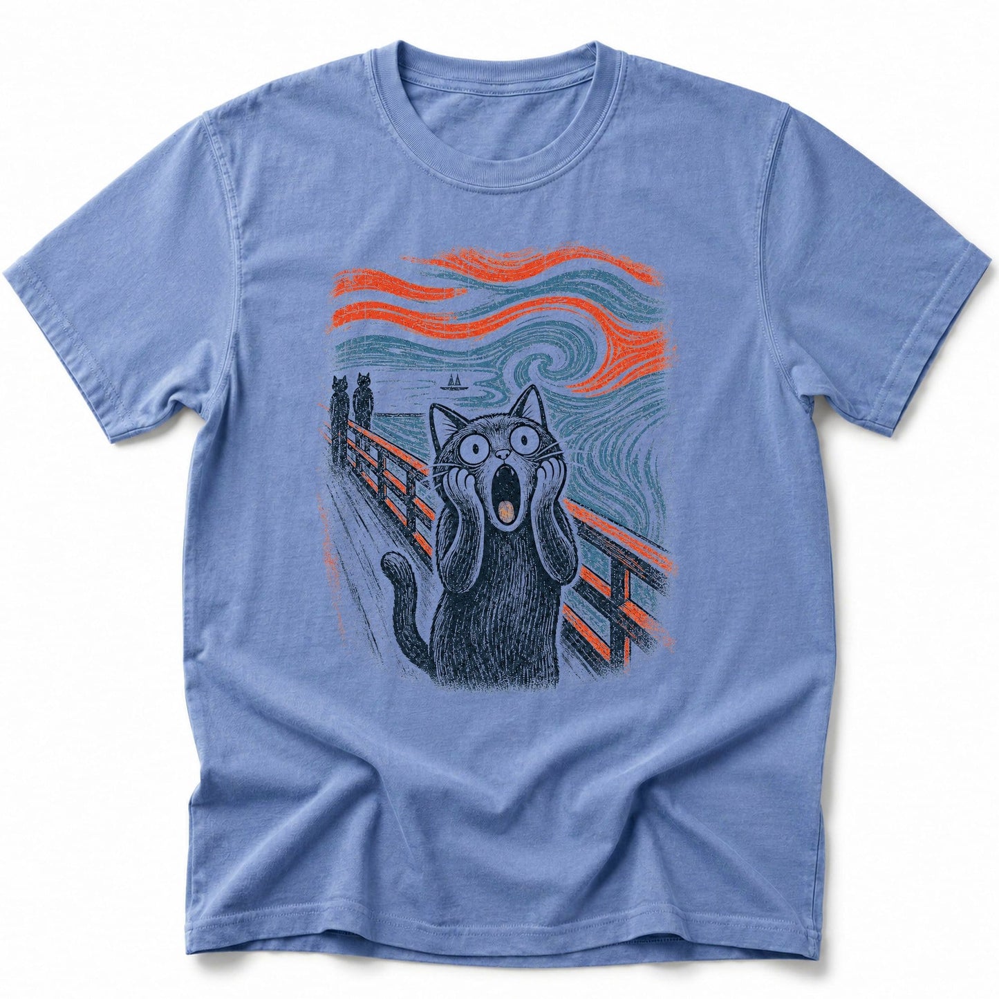 Cat Scream Purrfection T-Shirt Blue Jean / S 12206485212080389575 T-Shirt