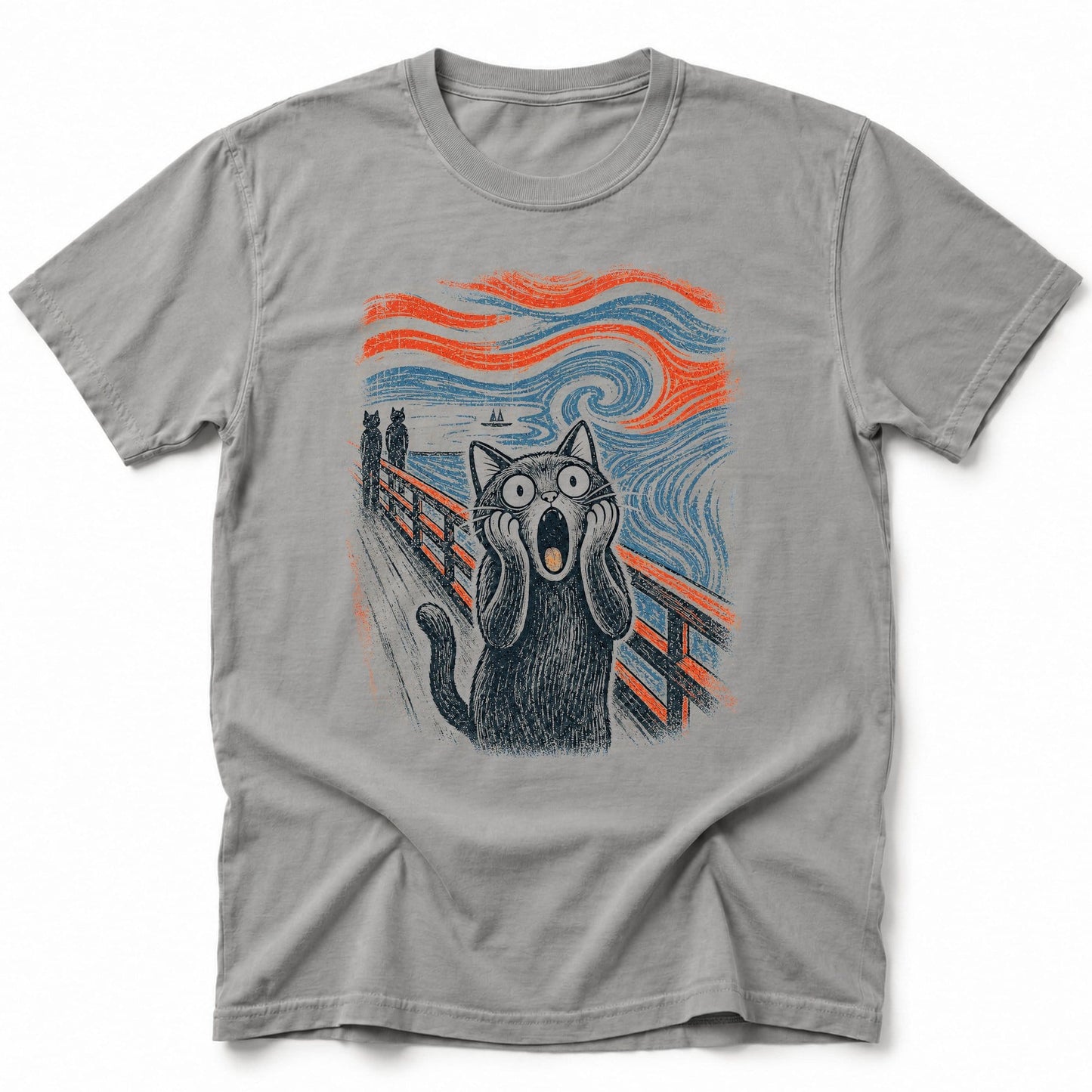 Cat Scream Purrfection T-Shirt Grey / S 10635753465978679178 T-Shirt